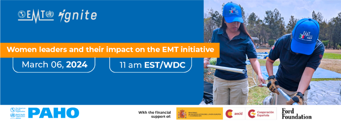 Banner webinar: Women leaders and their impact on the EMT initiative