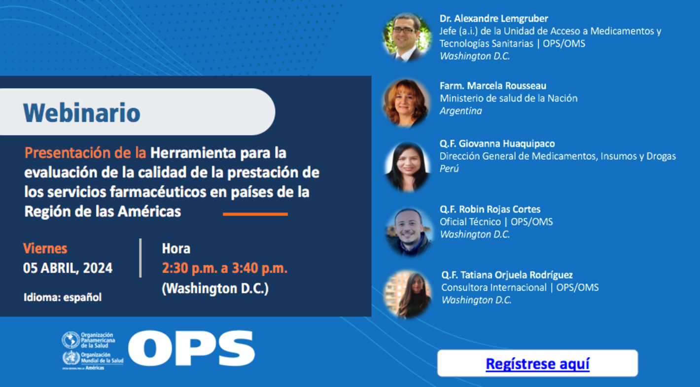 Herramienta para la evaluación de la calidad de la prestación de los servicios farmacéuticos en países de la Región de las Américas