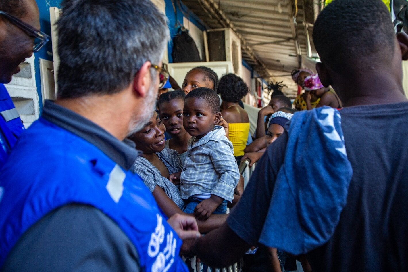 PAHO/WHO visit to Lycée Anténor Firmin IDP site