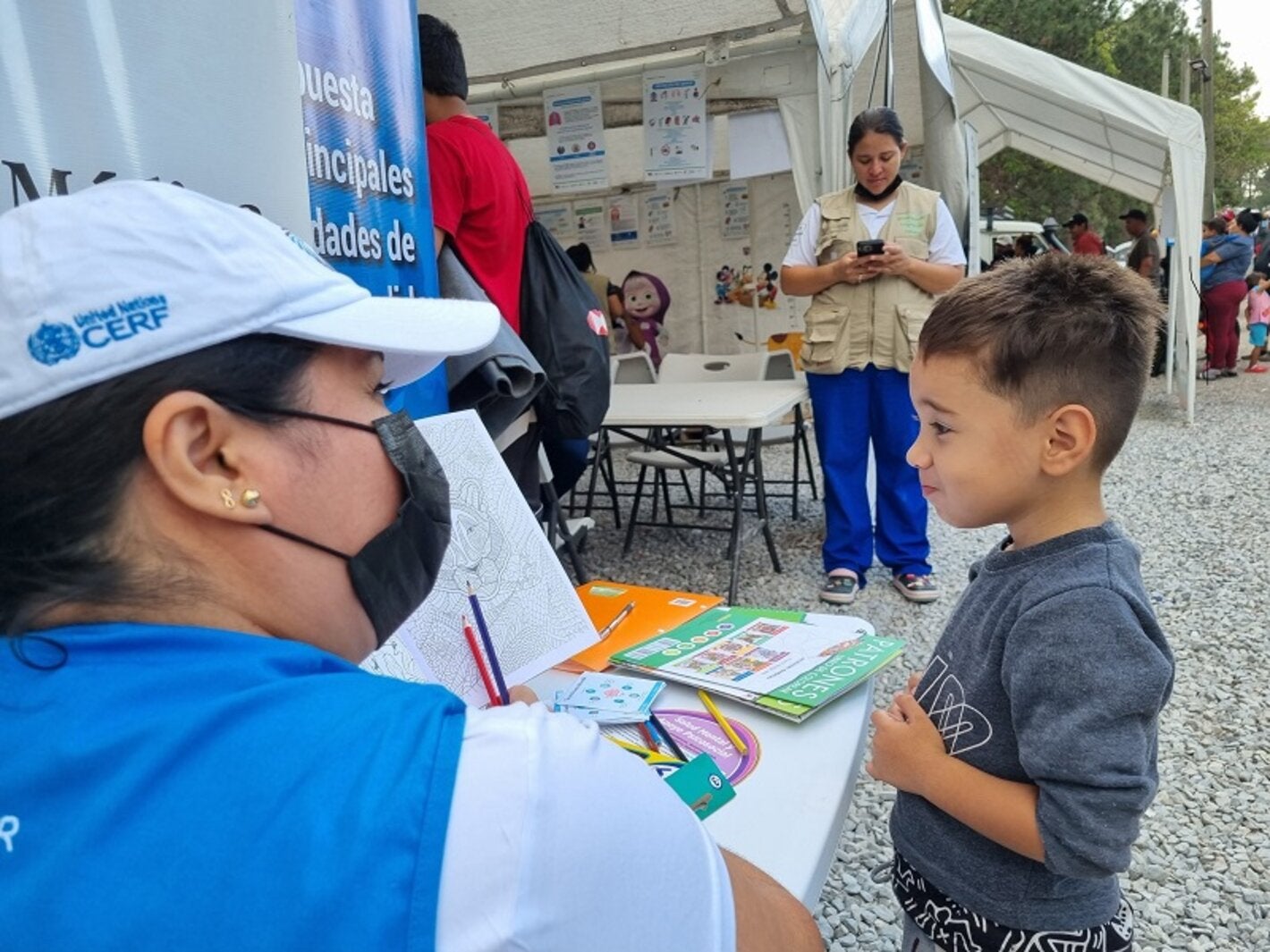 Personal de CERF atiende a menor migrante