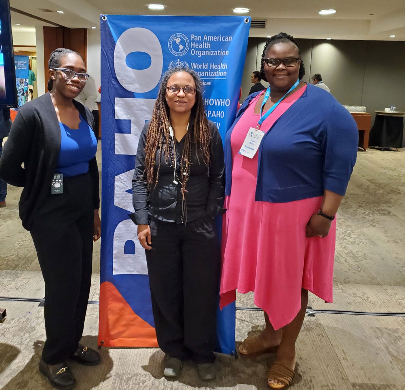 The Bahamian delegation at SARInet's 10th Anniversary.