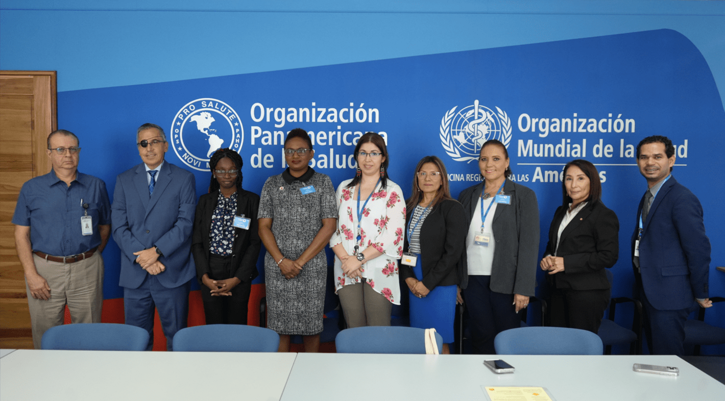 Miembros de los Comités Nacionales de Codex de Costa Rica y Guyana, así como de OPS y Panaftosa