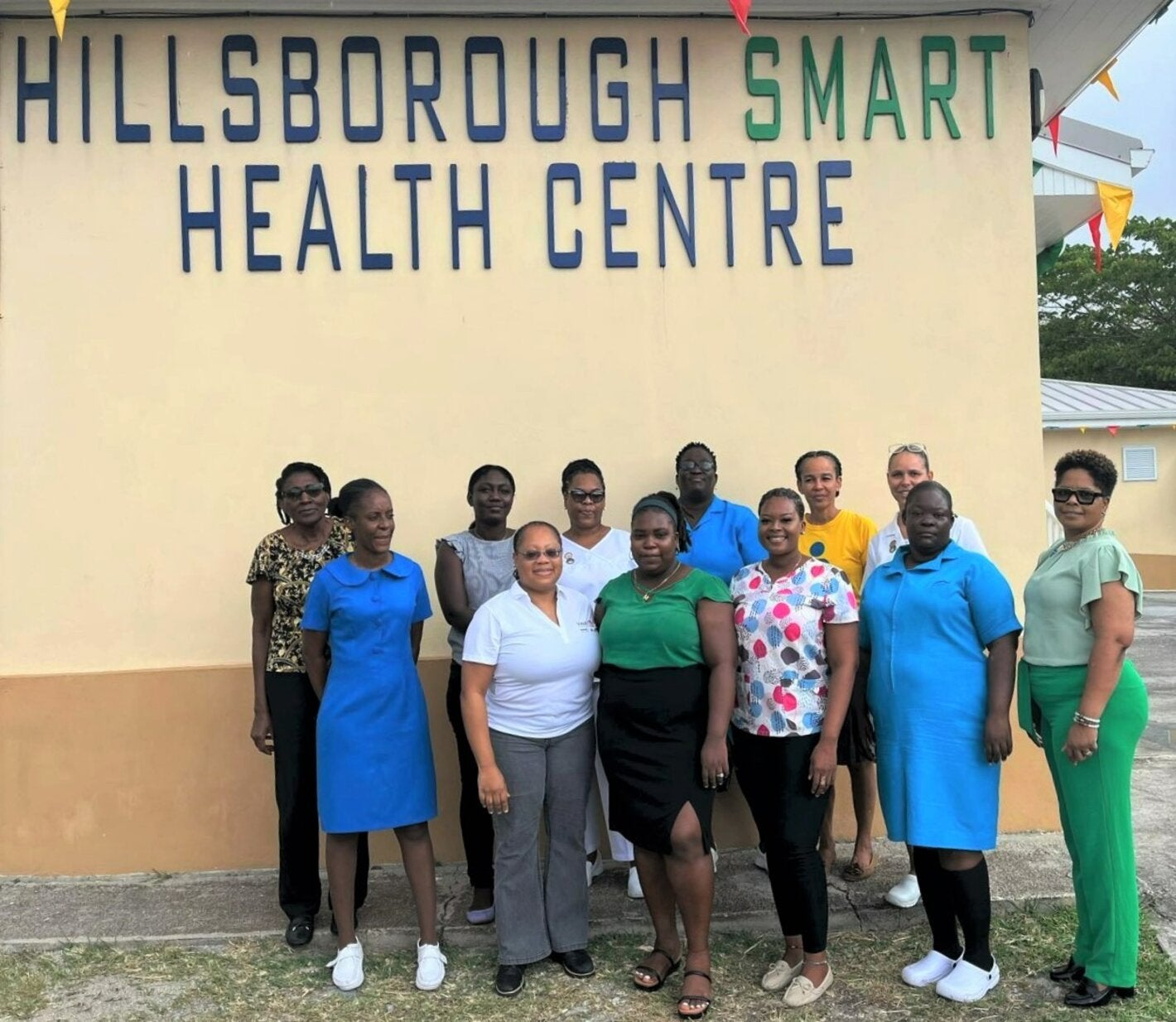 PAHO Immunization team on mission in Grenada.