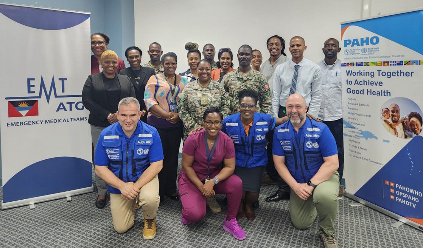 EMT in Antigua and Barbuda with PAHO