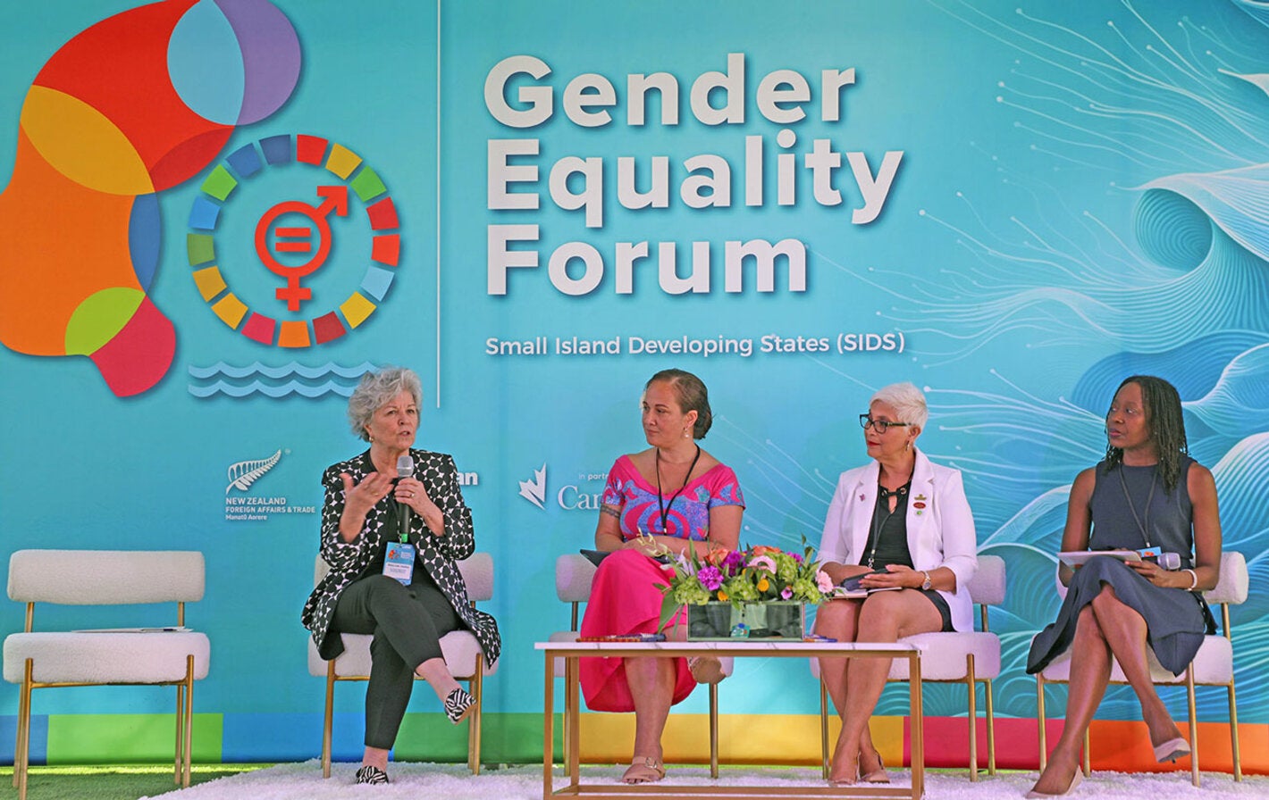 Mrs. Lou Valdez at Gender Equity Forum