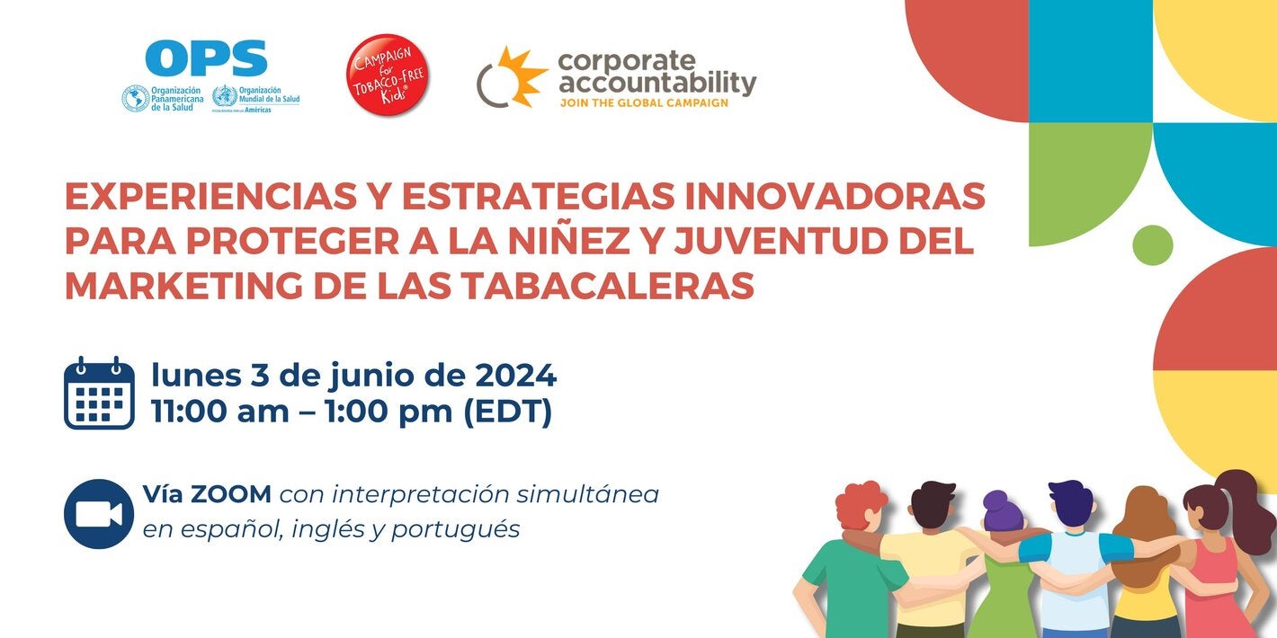 invitación control de tabaco webinar