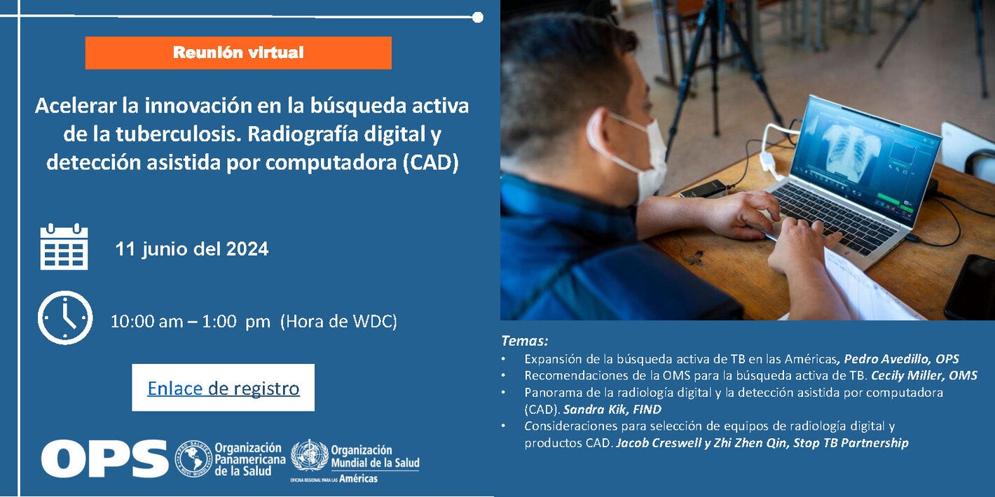 Acelerar la innovación en la búsqueda activa de la tuberculosis. Radiografía digital y detección asistida por computadora (CAD)