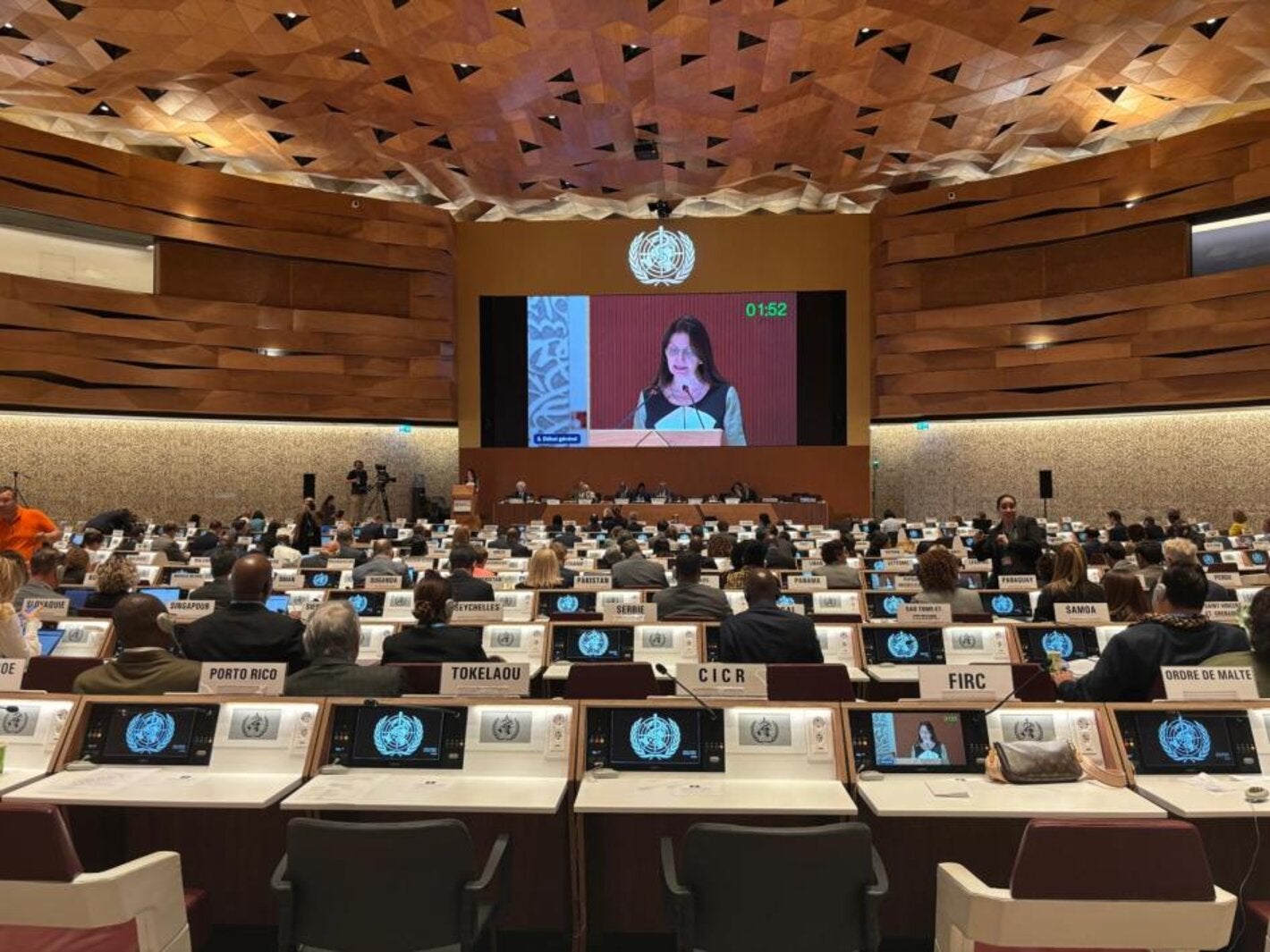 Karina Rando en 77 AMS