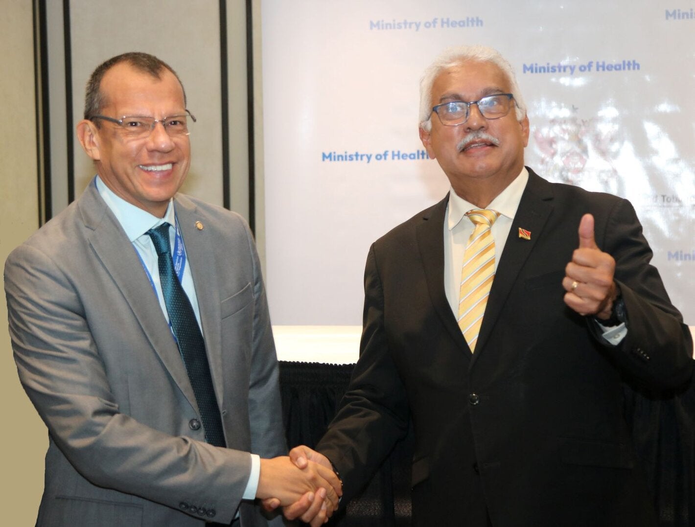 PAHO/WHO Rep and Minister of Health