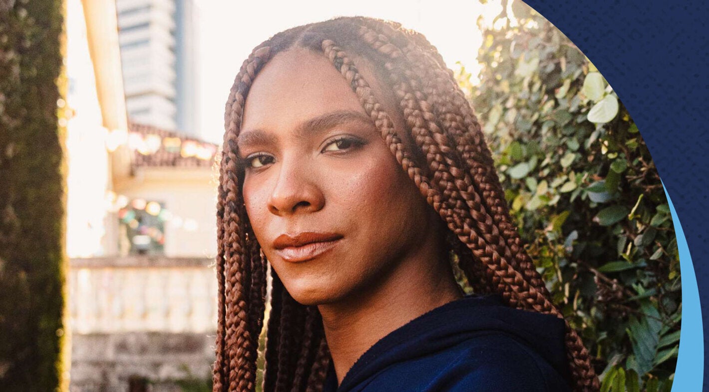 Closeup shot of woman of African descent