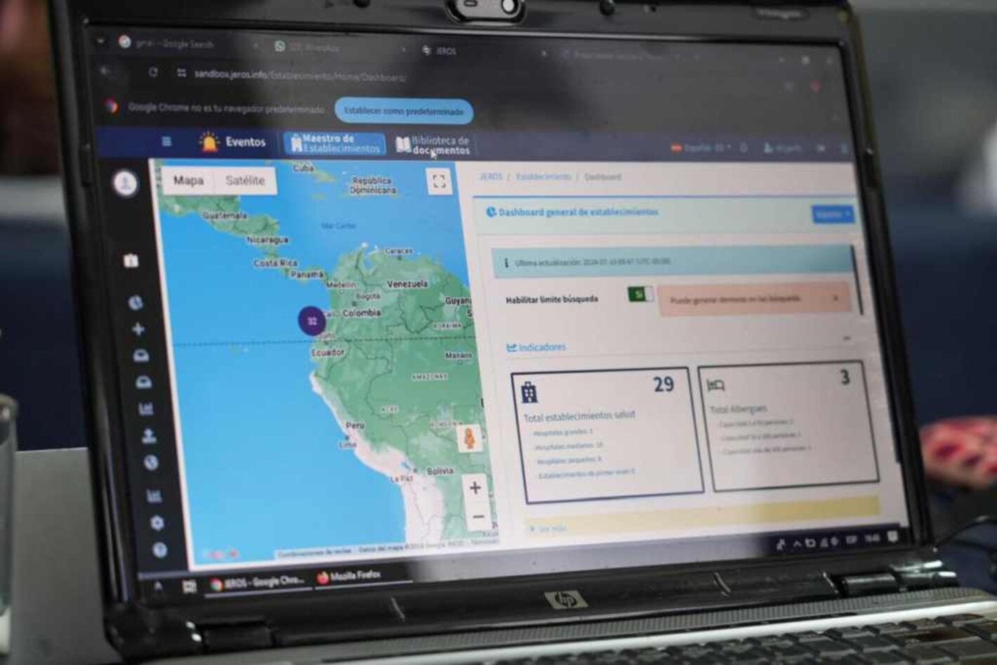 Plataforma que gestiona información durante emergencias se testea en Ecuador