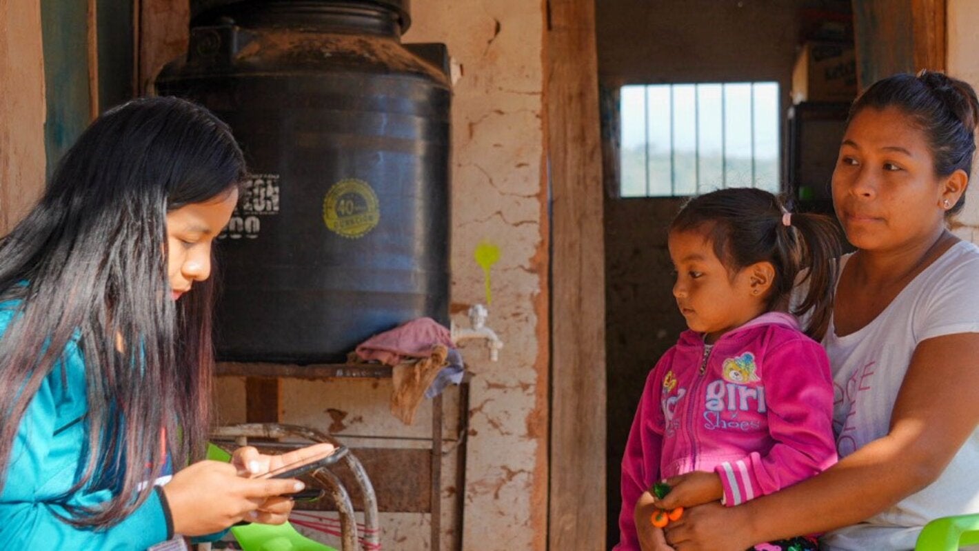 encuesta a familias Camiri