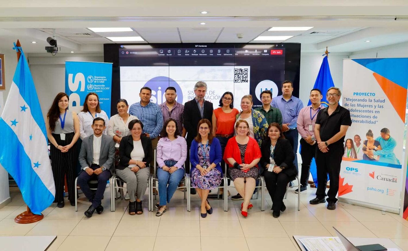 Miembros del taller SIP en Tegucigalpa