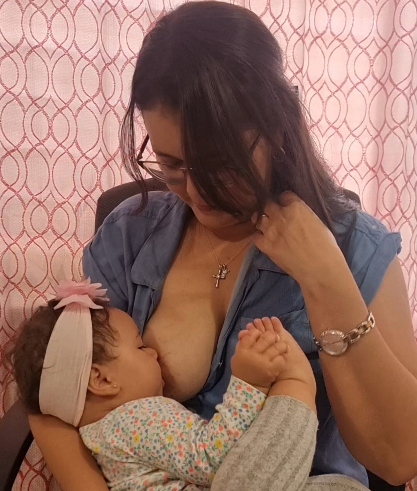 Elena Rocío junto a Ligia, su madre