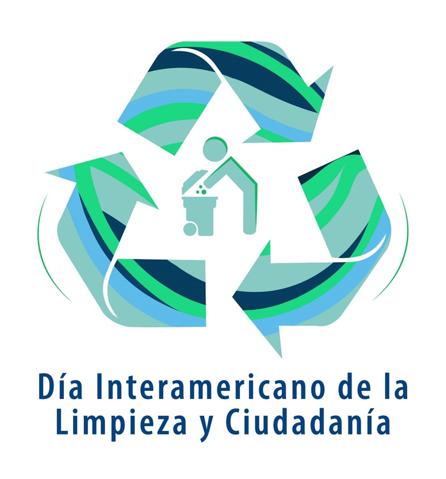 reciclaje persona cubo basura