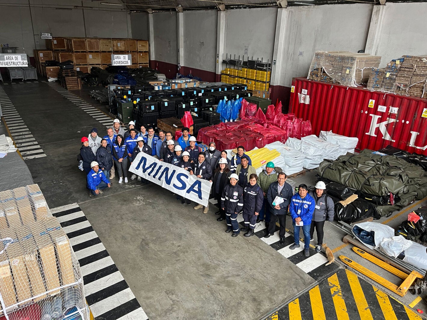  Participantes de la capacitación EMT en locación de la DIGERD