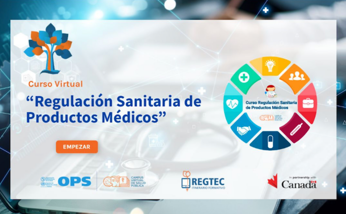 Presentación del curso Regulación sanitaria de productos médicos del Itinerario formativo regulatorio  REGTEC 