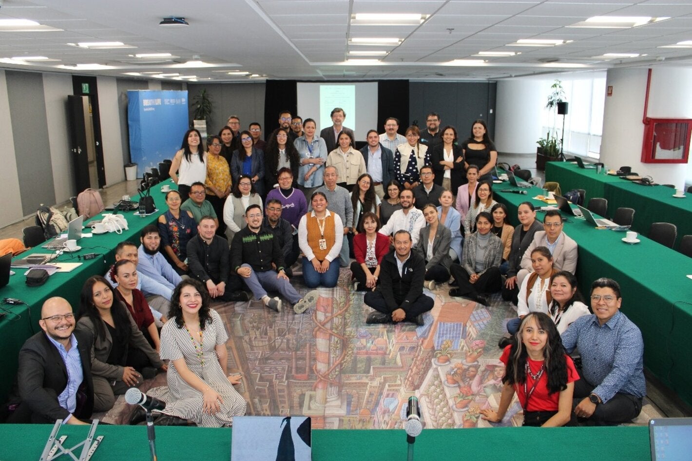 Foto de grupo participantes al Taller AIRQ