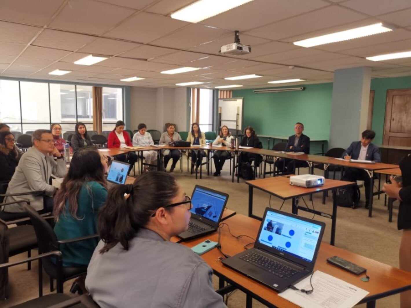 asistentes al taller