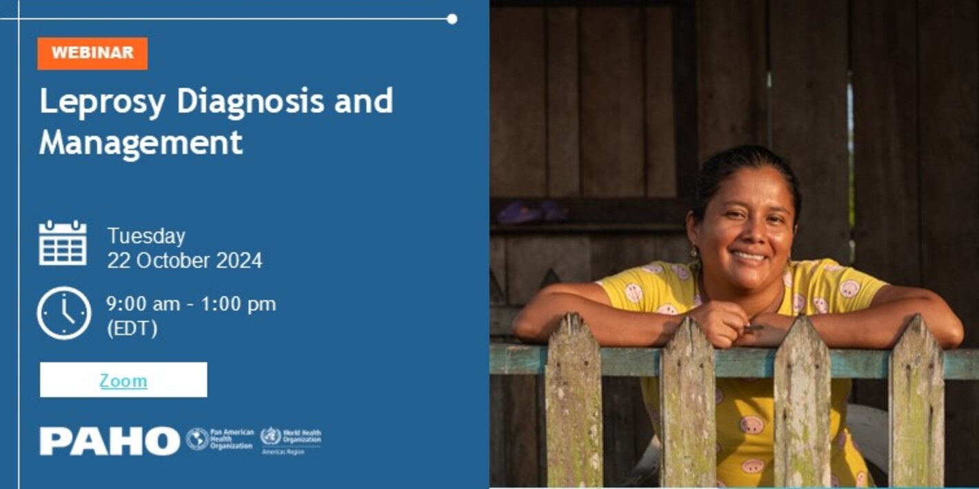 Webinar: Diagnosis and Management of Leprosy
