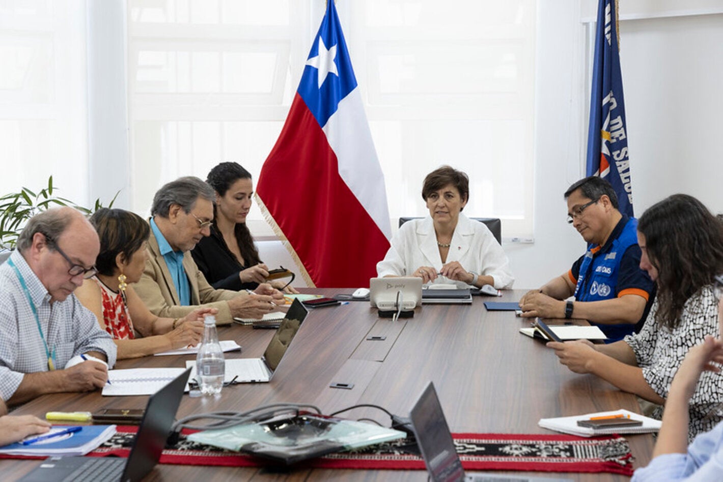 La ministra de Salud, Dra. Ximena Aguilera, convocó a una reunión de expertos para abordar la situación de la gripe aviar en el mundo y cómo ello podría afectar a Chile