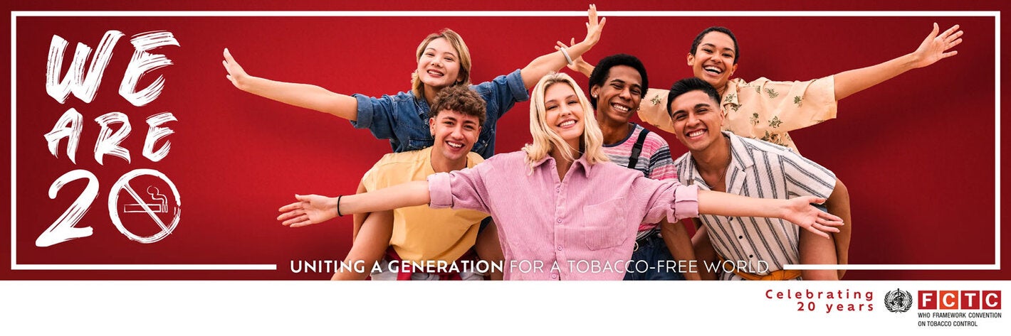 Aniversário de 20 anos - Um Mundo Sem Tabaco