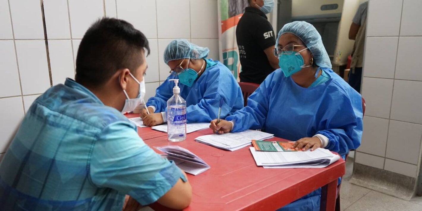 preparando para prueba de tuberculosis