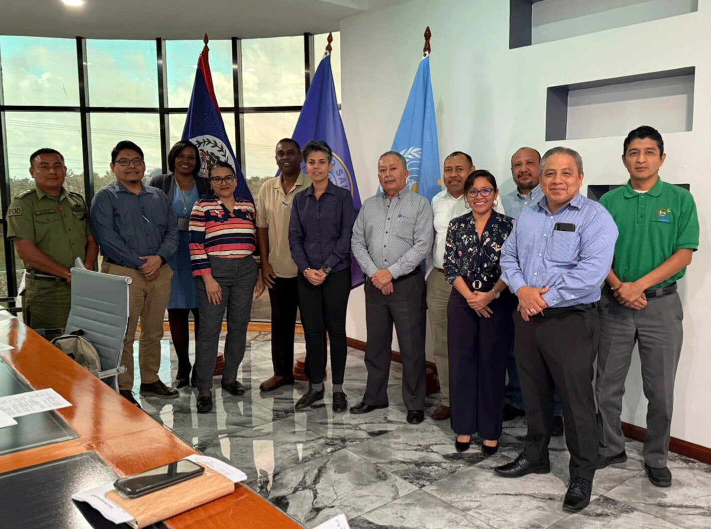 Key stakeholders at the E-Spar Workshop in Belize.