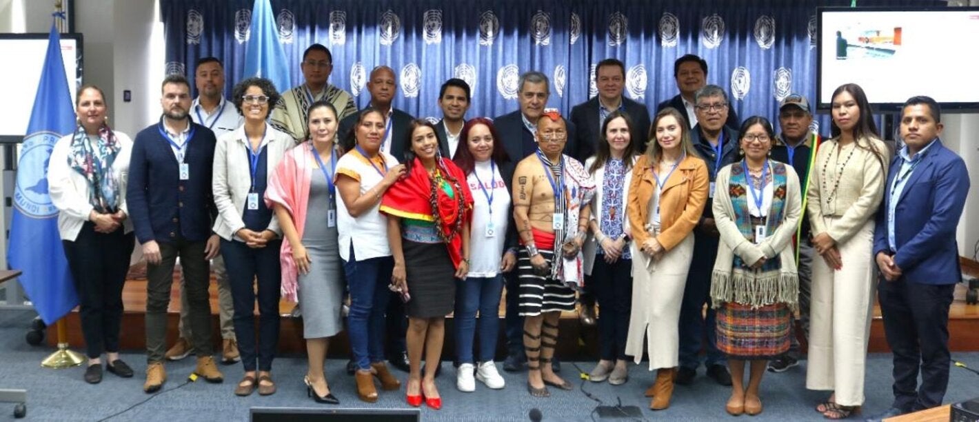 Group of people who participated in the intercultural meeting