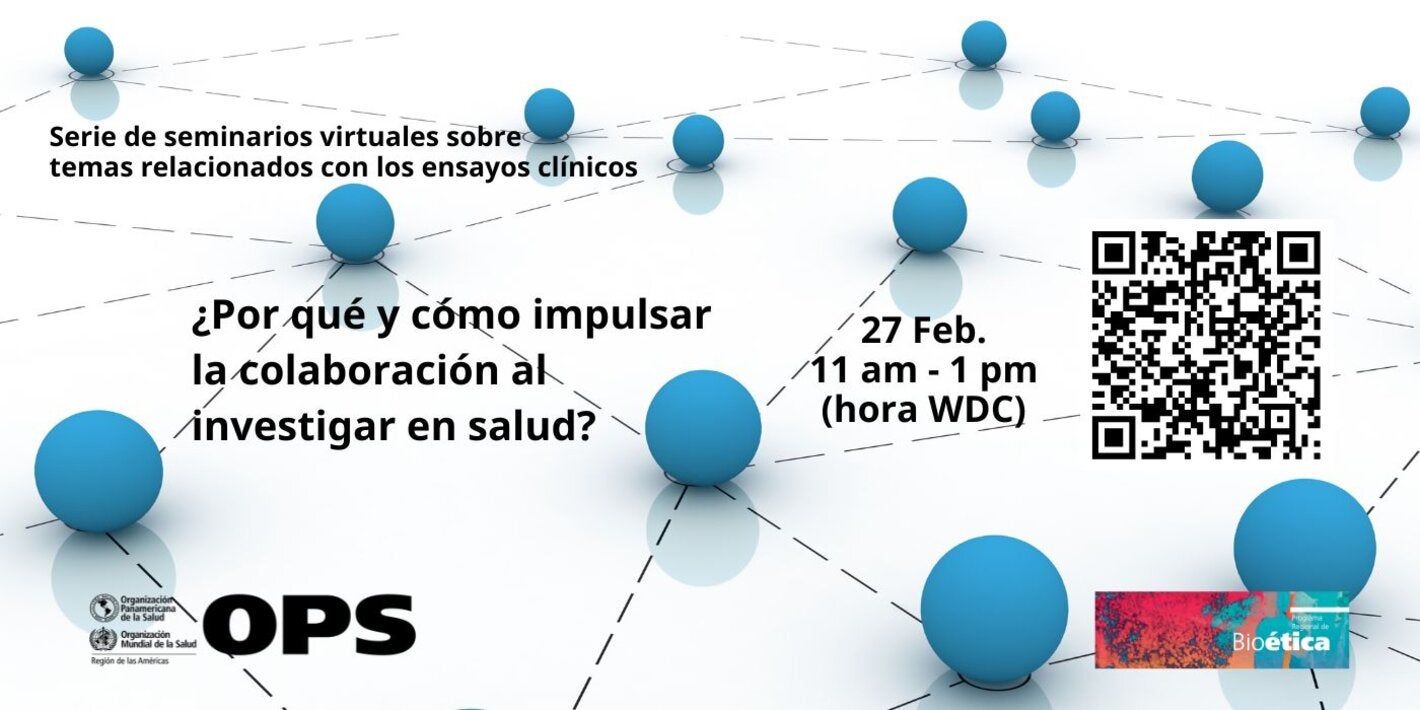 Seminario virtual: ¿Por qué y cómo impulsar la colaboración al investigar en salud?