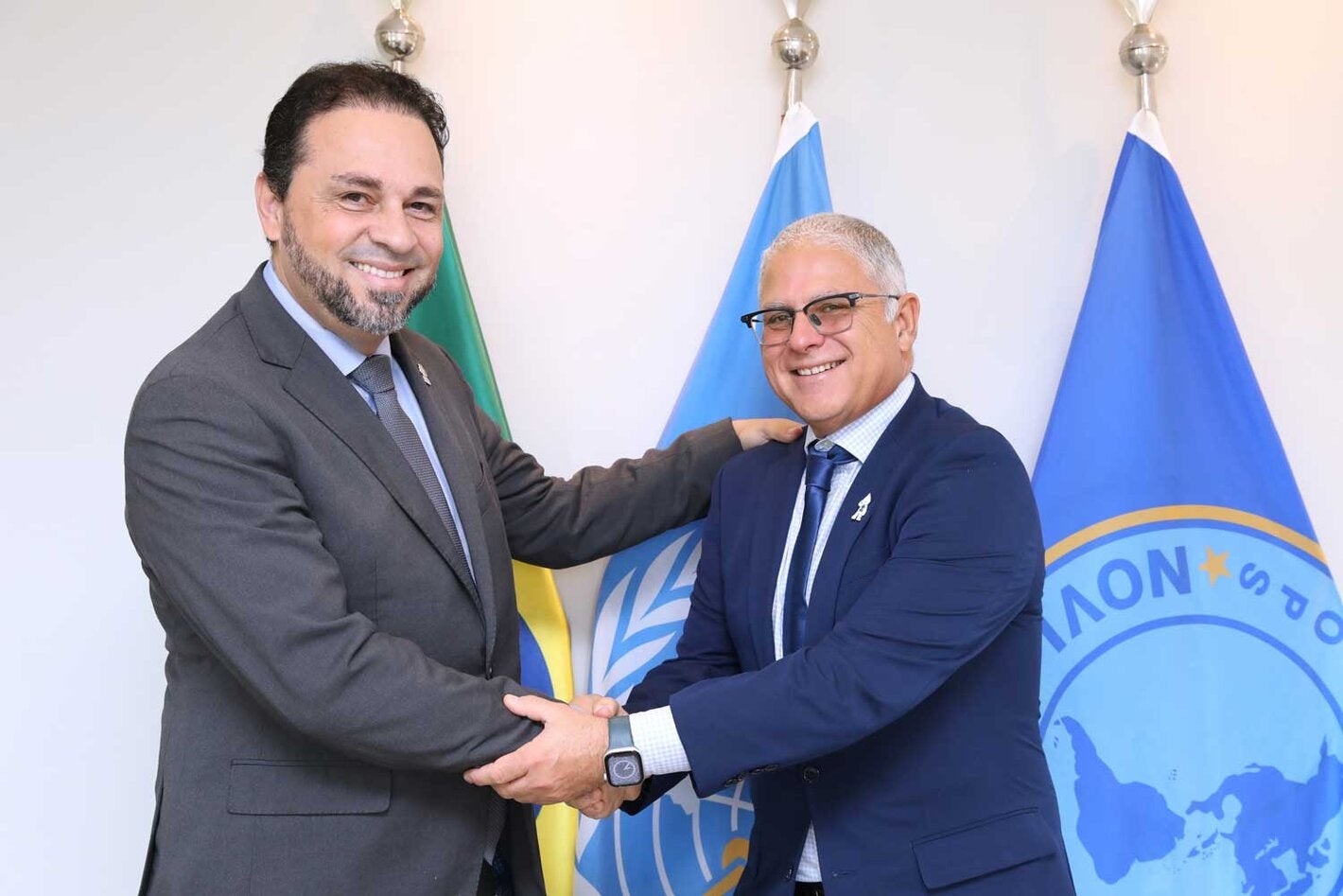 representante da Organização Pan-Americana da Saúde (OPAS) e da Organização Mundial da Saúde (OMS) no Brasil, Cristian Morales, esteve reunido com o diretor do Fundo Nacional de Saúde (FNS) do Ministério da Saúde, Dárcio Guedes Júnior