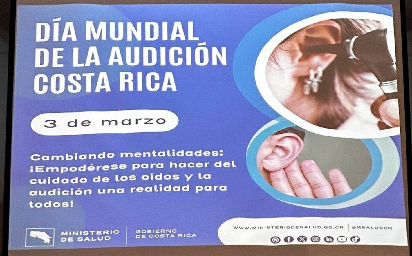 Banner oficial de la actividad con el título Día Mundial de la Salud Auditiva
