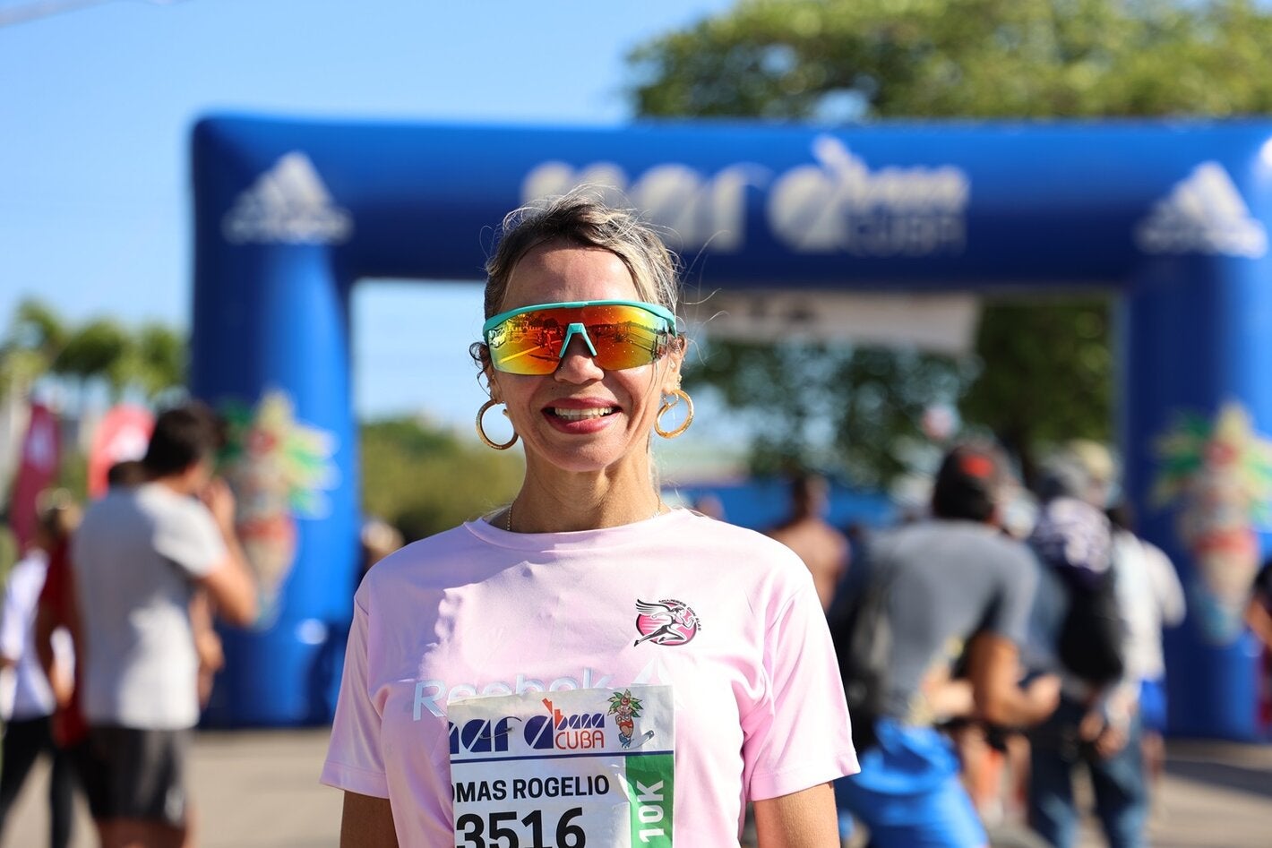 Yoenny Mayacén, ganadora maratón femenina por el 8 de marzo 2025