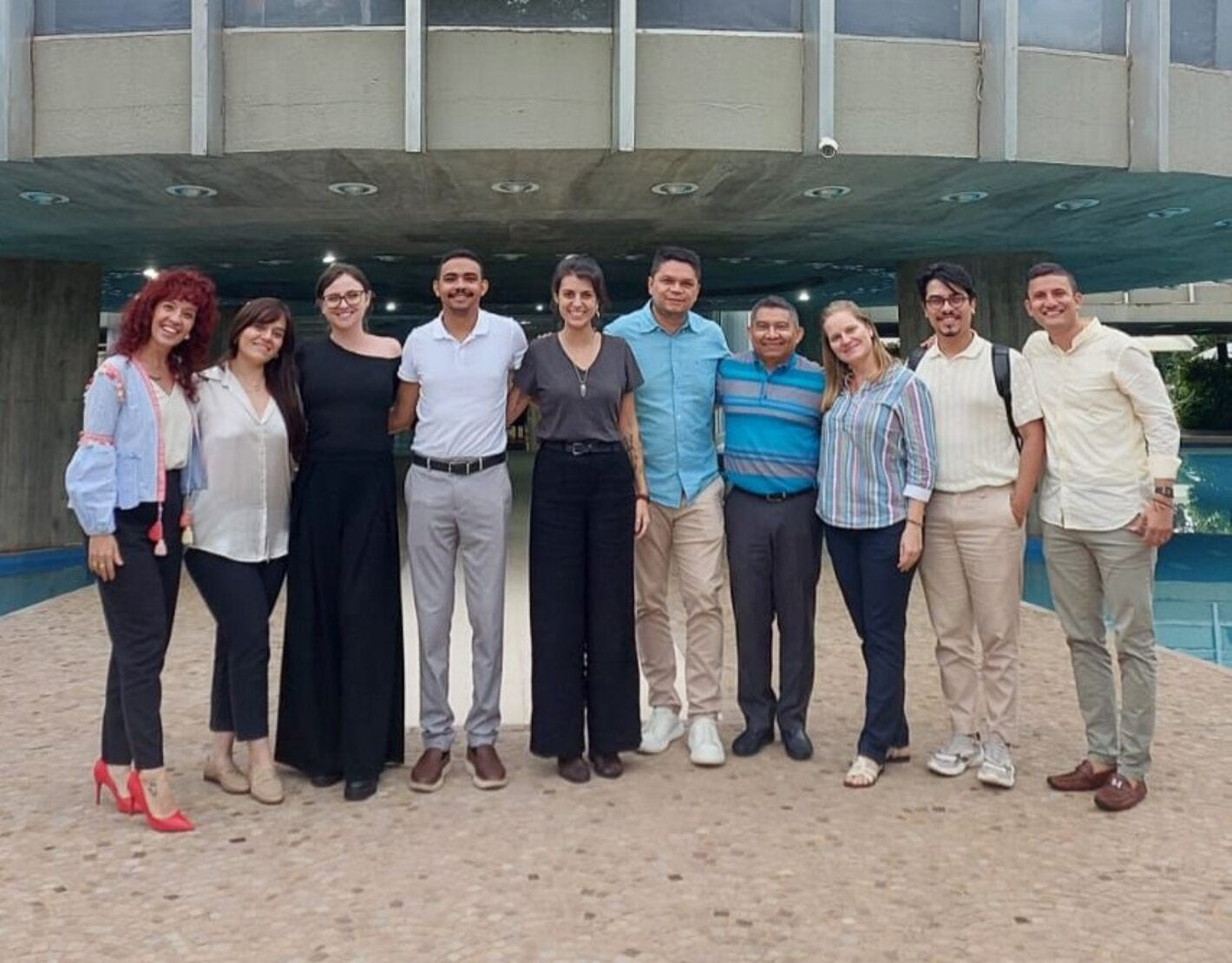 Participantes Missão de Cooperação Técnica OPAS/OMS sobre o fortalecimento da vigilância de influenza e vírus respiratórios