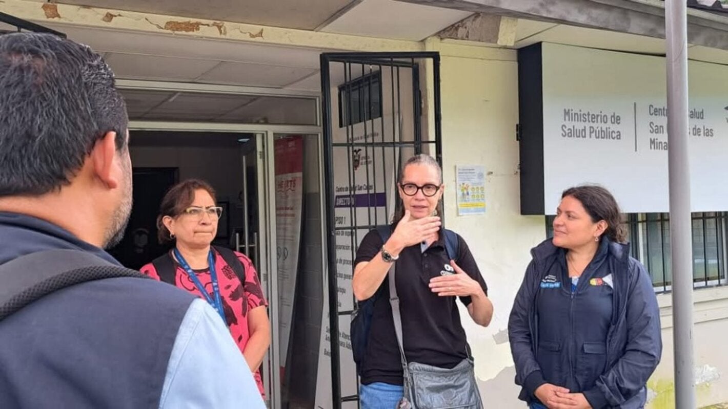 Equipos técnicos del Ministerio de Salud Pública (MSP) y la Organización Panamericana de la Salud/Organización Mundial de la Salud (OPS/OMS) hacen la búsqueda de posibles casos de fiebre amarilla. 