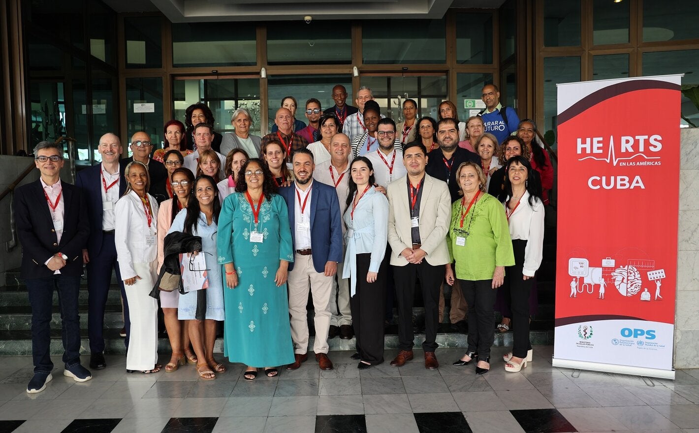 Participantes en el Taller Internacional sobre HEARTS, Cuba, 2025