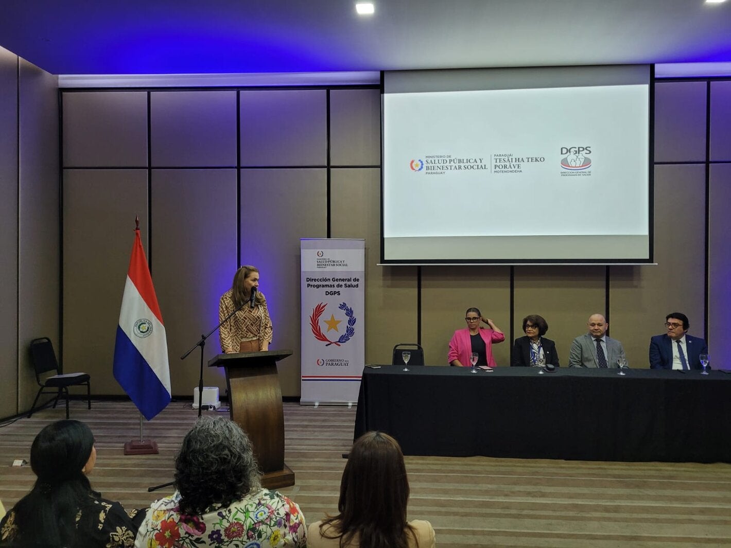 Ministra de Salud de Paraguay durante Día Mundial de la Salud