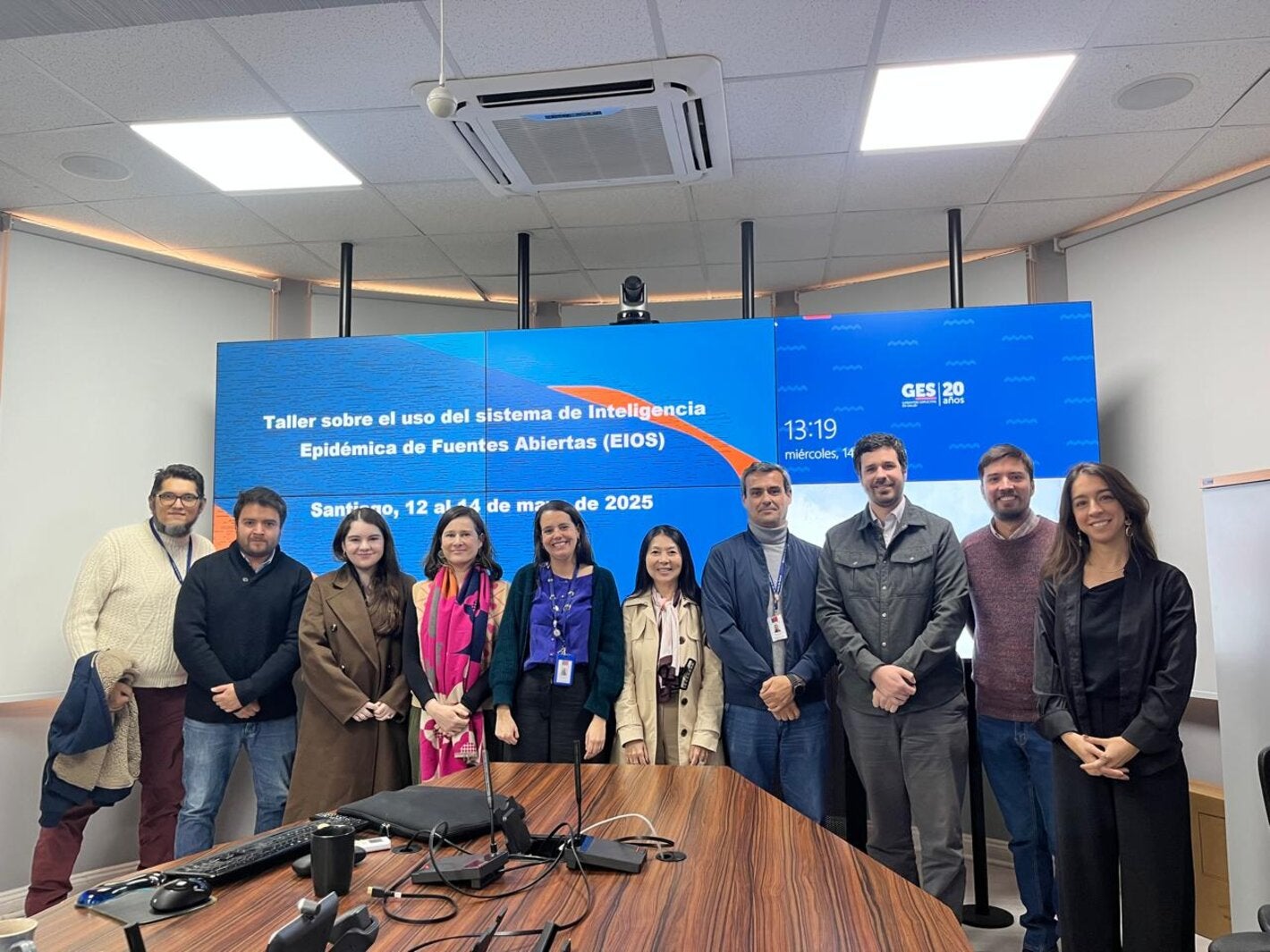 En la capital chilena se desarrolló el taller sobre el uso del sistema de Inteligencia Epidémica de Fuentes Abiertas (EIOS)