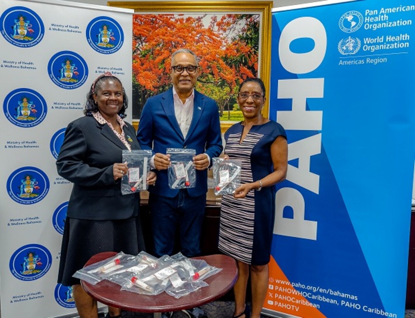 PAHO/WHO donates Nasal Swabs to the Ministry of Health and Wellness