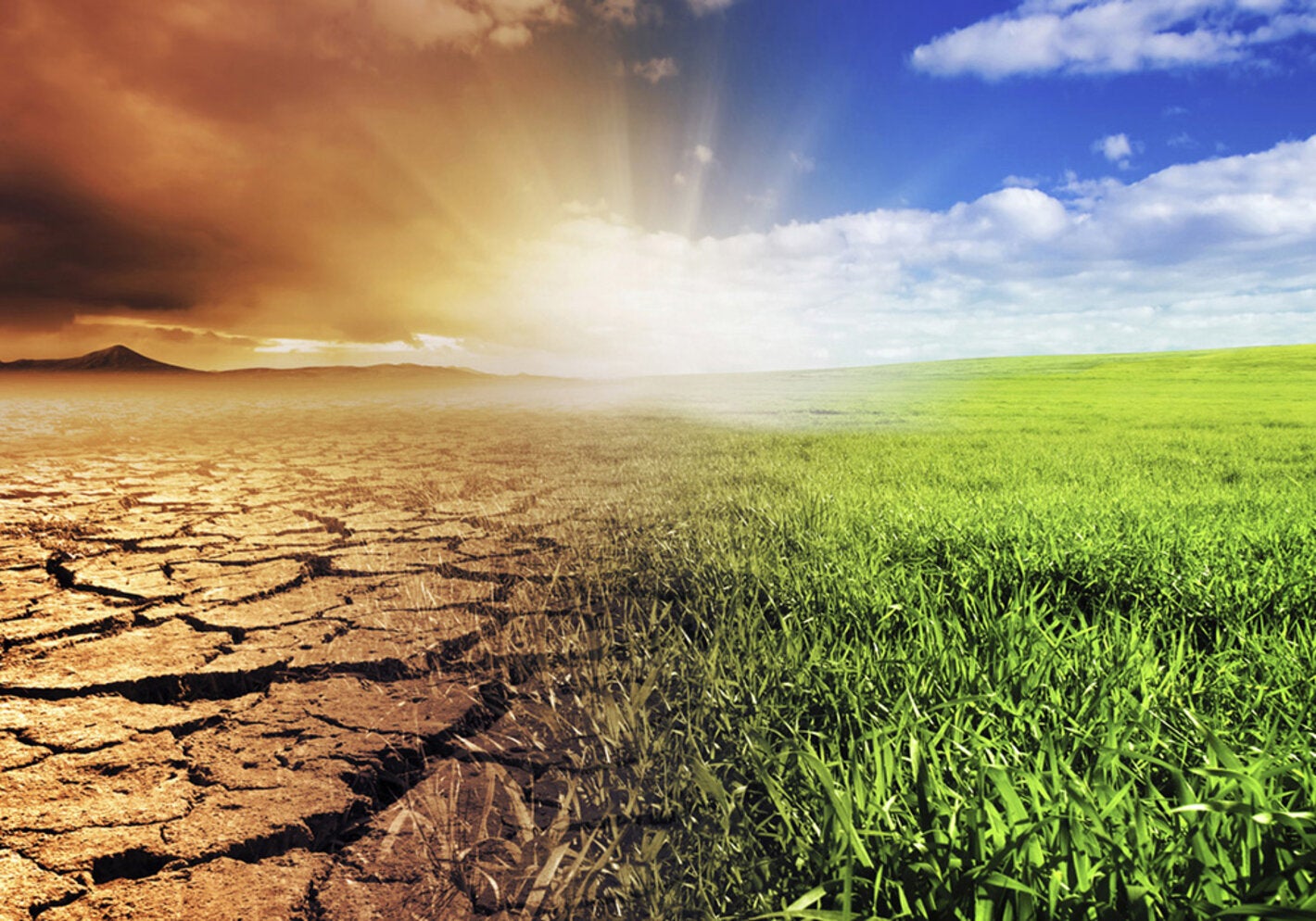 stylized climate change graphic