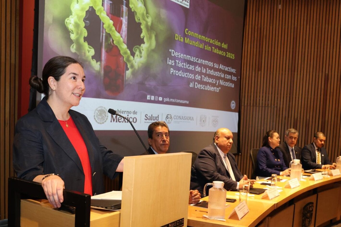 La directora general del Instituto Nacional de Enfermedades Respiratorias, Carmen Margarita Hernández Cárdenas