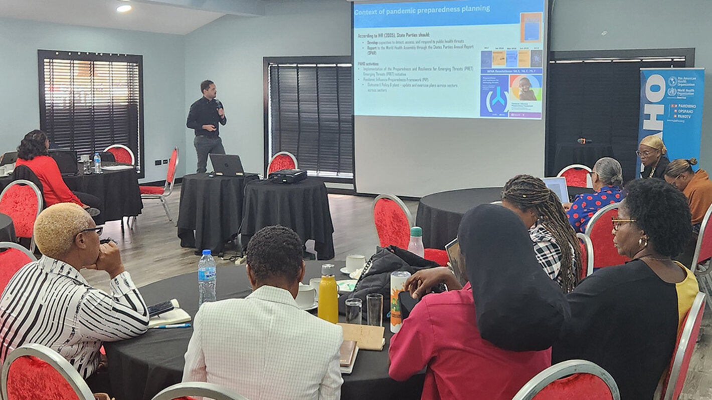 Planning and preparedness training in St. Lucia