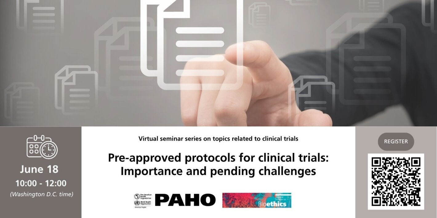 Pre-approved protocols for clinical trials