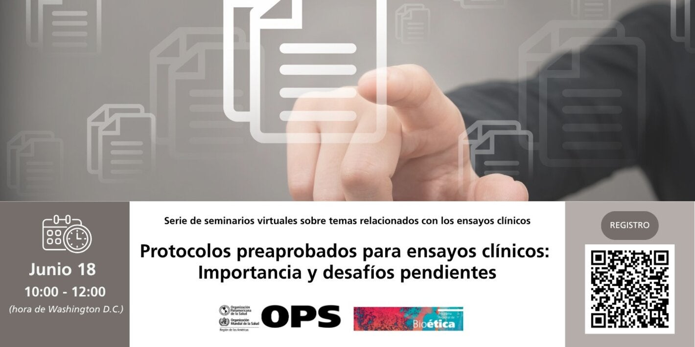 Protocolos preaprobados para ensayos clínicos