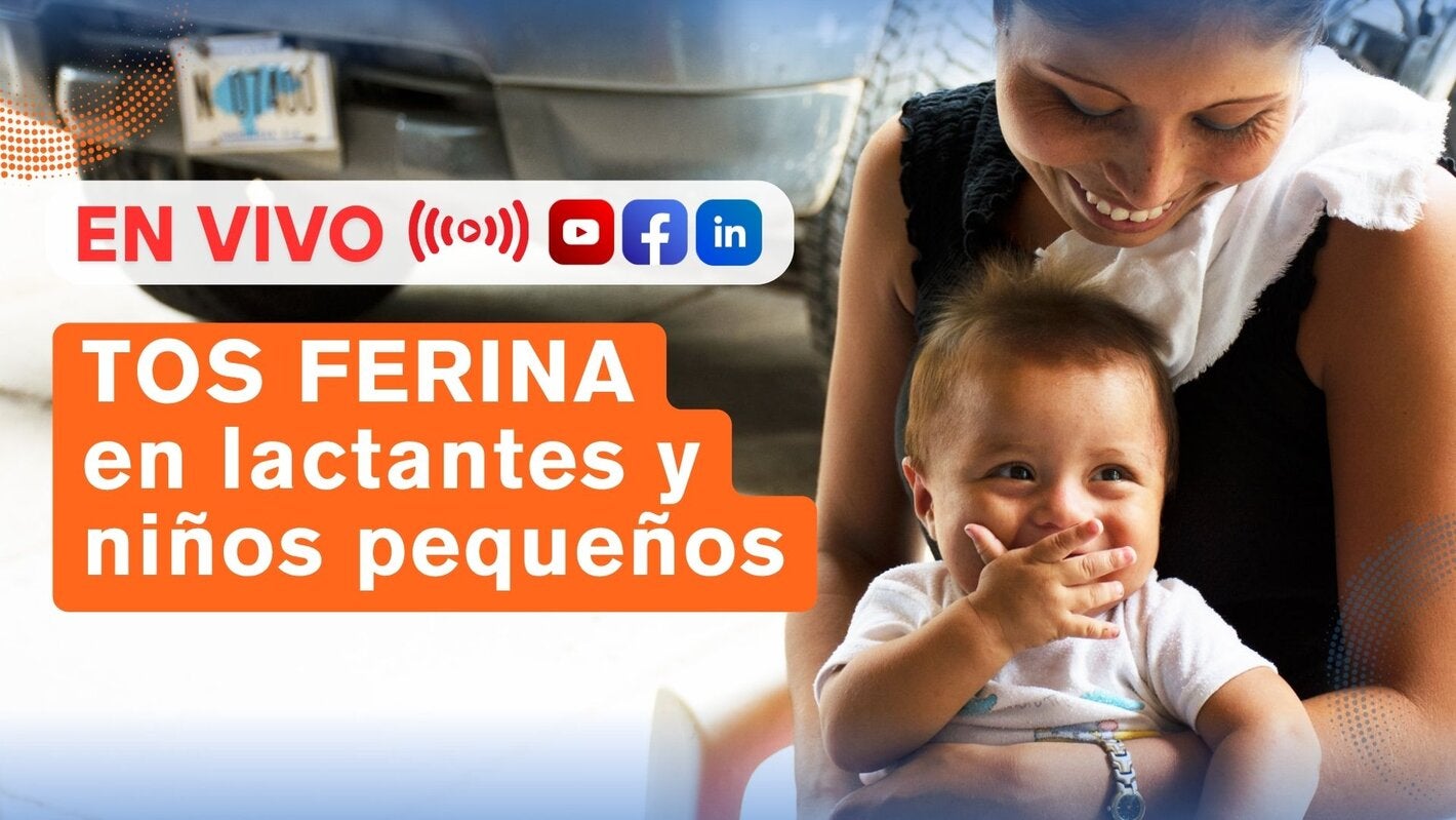 Madre con hijo pequeño. Eventos tos ferina