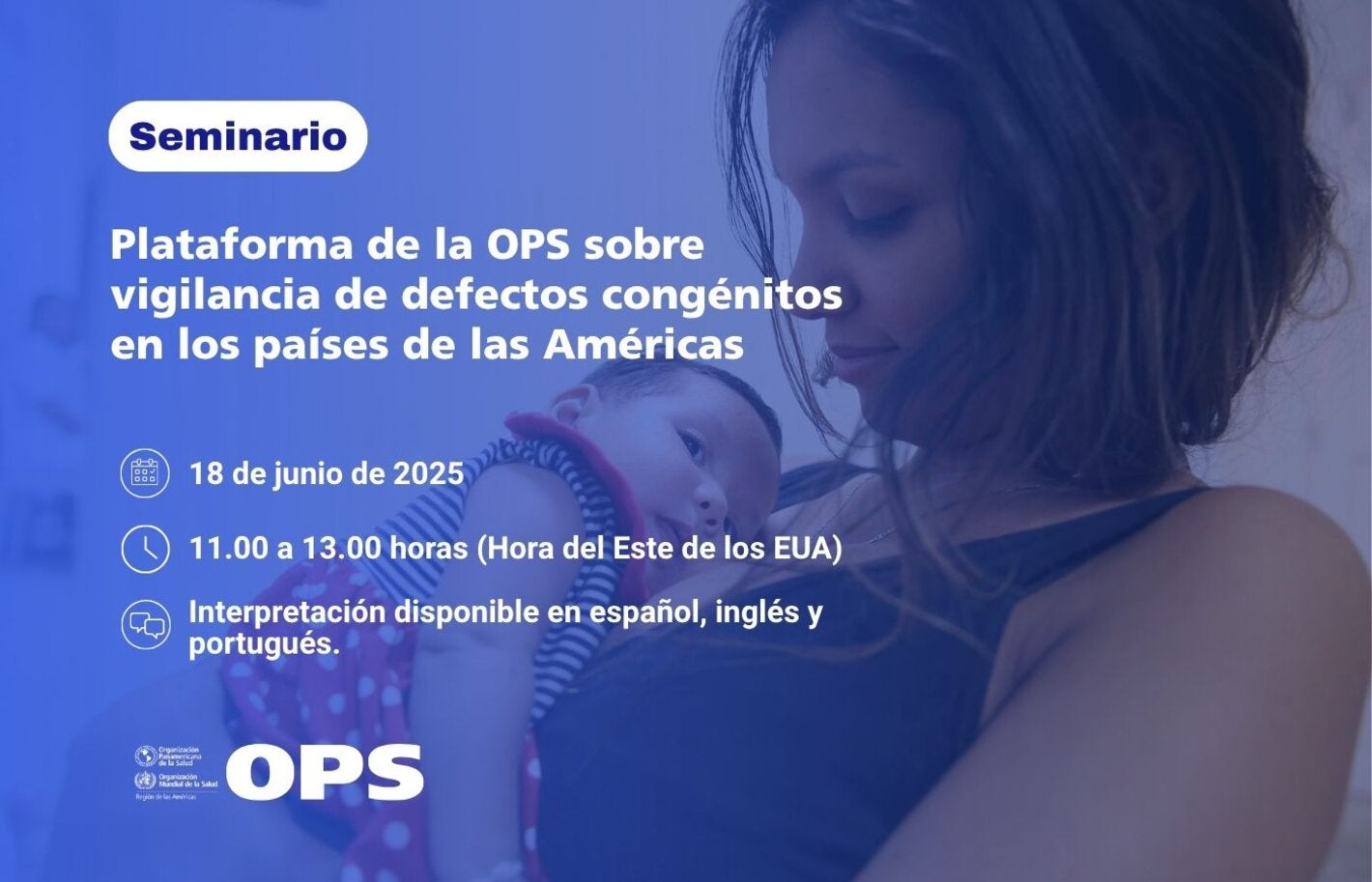 Mujer con su bebé en brazos