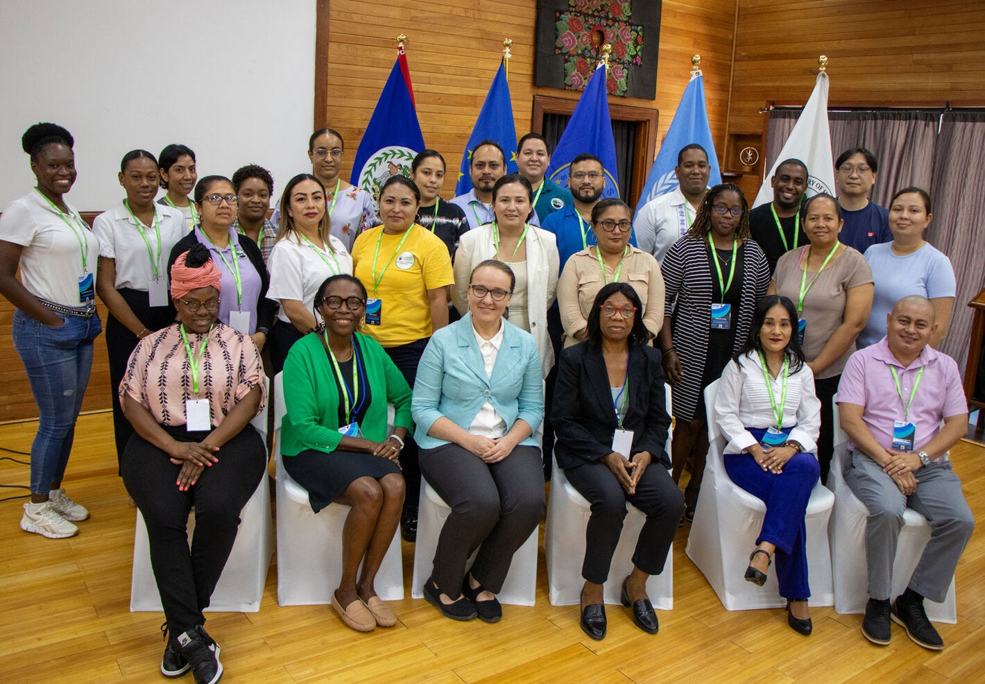 Group photo of the mh-GAP training of trainers in Belize. 