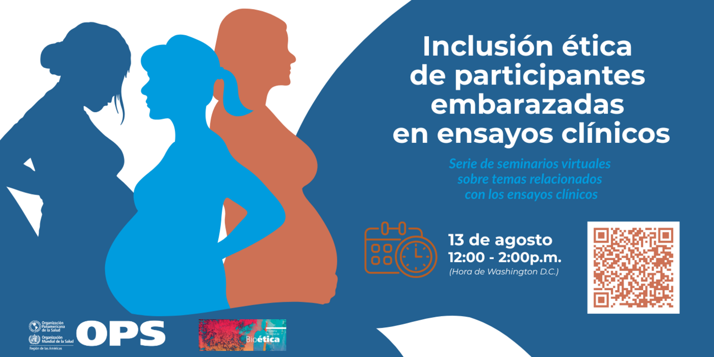 webinar sobre inclusión ética de participantes embarazadas en ensayos clínicos