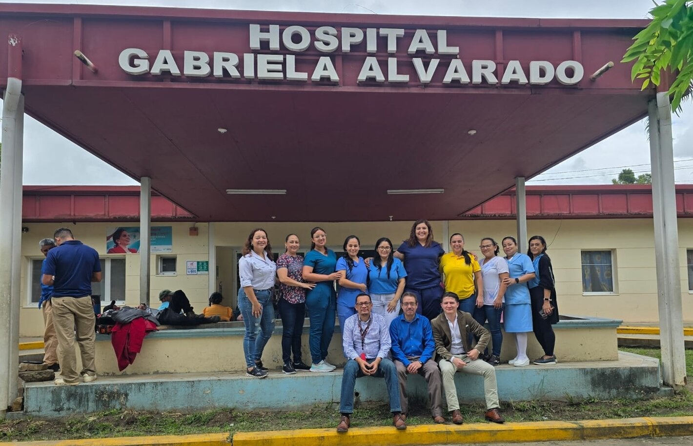 capacitación en Hospital Gabriela Alvarado