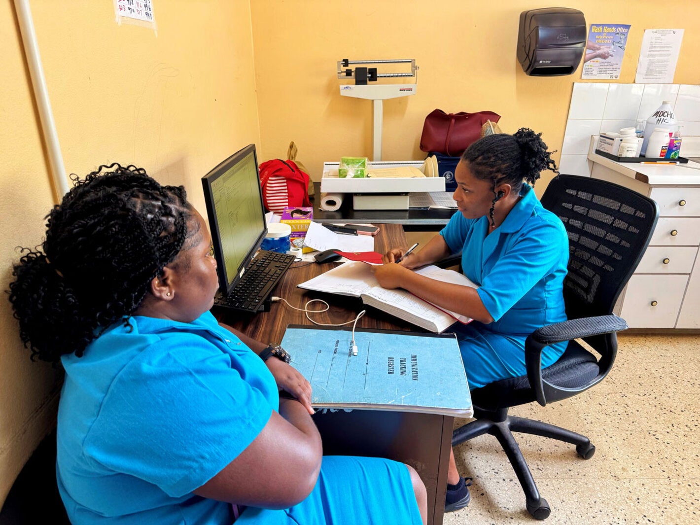 Nurses at Mocho Health Center
